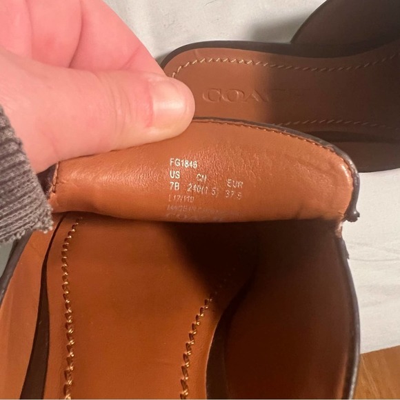 Coach Tassel Loafer Slide / Mule with Camo Rose Print 7 - Picture 5 of 5